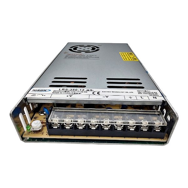 Fonte Centralizadora 12V 29A 348W Lrs-350-12 C/Cooler Iuron