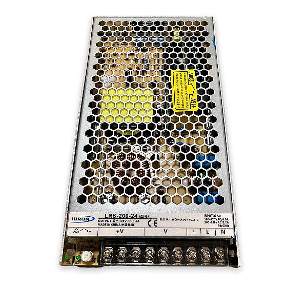 Fonte Centralizadora 24V 8.3A 211W Lrs-200-24 Bivolt Iuron