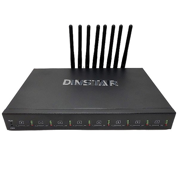Gateway Goip-08 Uc2000-Ve-8T-V114 Gsm 8*Lte Dinstar Empre