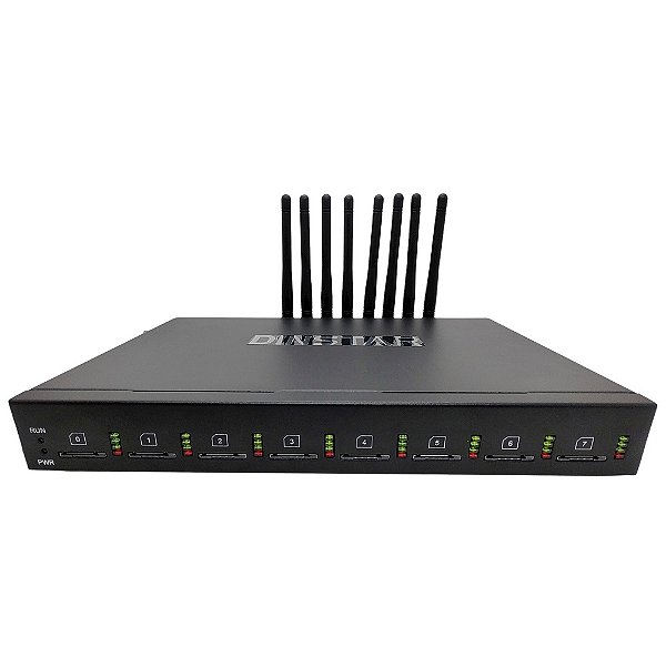 Gateway Goip-08 Uc2000-Ve-8W Gsm Wcdma Dinstar Empresarial