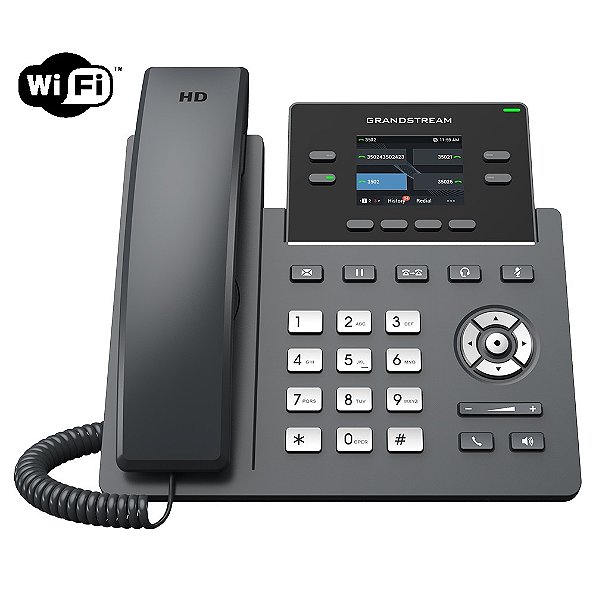 Grandstream Grp 2612W Ip Phone 4 Linhas Wifi Empresarial