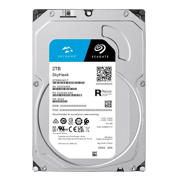 Hd 2Tb Seagate Surveillance Sata6 5400Rpm St2000Vx017