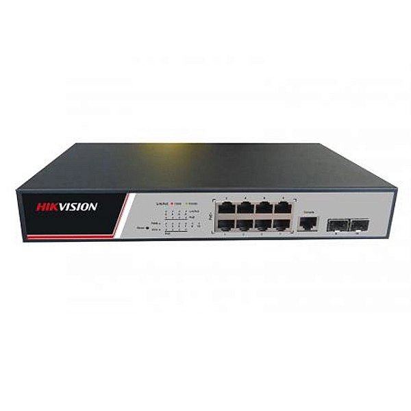 Hikvision Hub Switch 08P 10/100/1000Mbps Poe Ds-3E2510P(B)