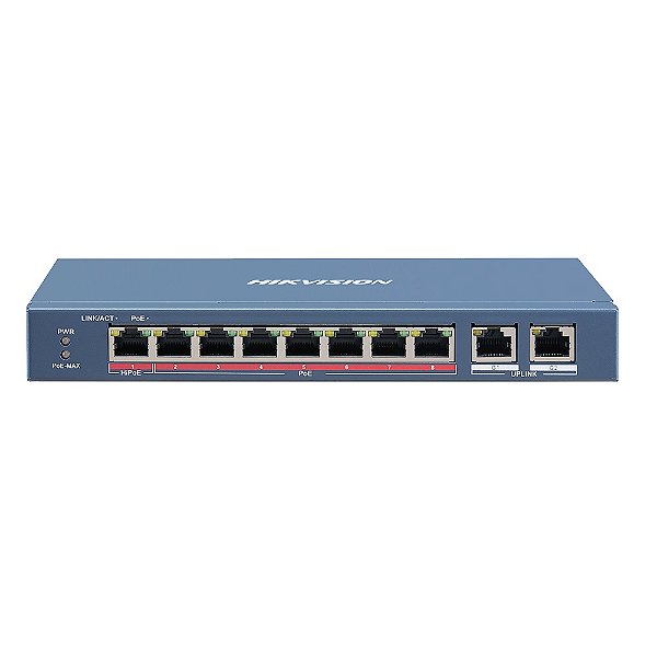 Hikvision Hub Switch 08P 10/100Mbps 2Ge Ds-3E0310Hp-E