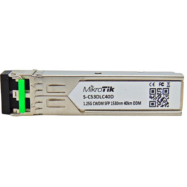 Mikrotik Sfp Cwdm S-C53Dlc40D 1.25G Sm 40Km 1530Nm Lc