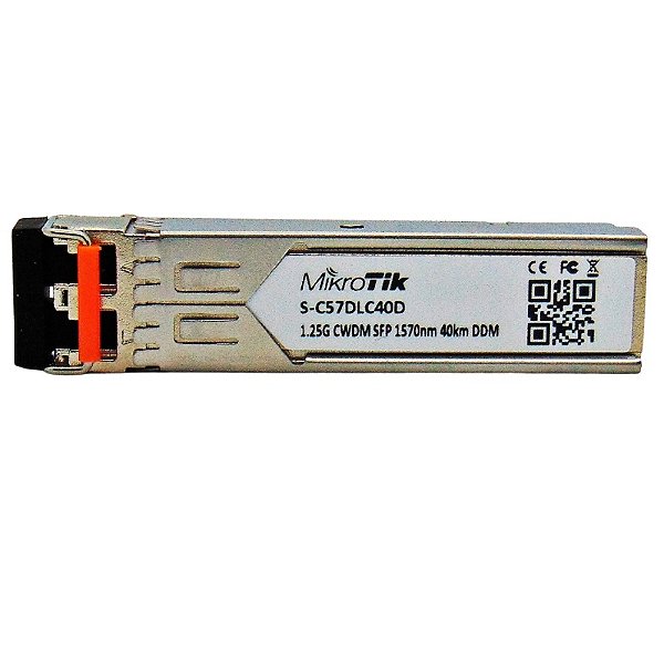 Mikrotik Sfp Cwdm S-C57Dlc40D 1.25G Sm 40Km 1570Nm Lc