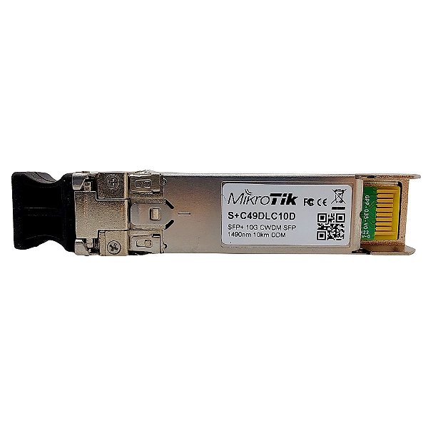 Mikrotik Sfp+ Cwdm S+C49Dlc10D 10G Sm 10Km 1490Nm Lc