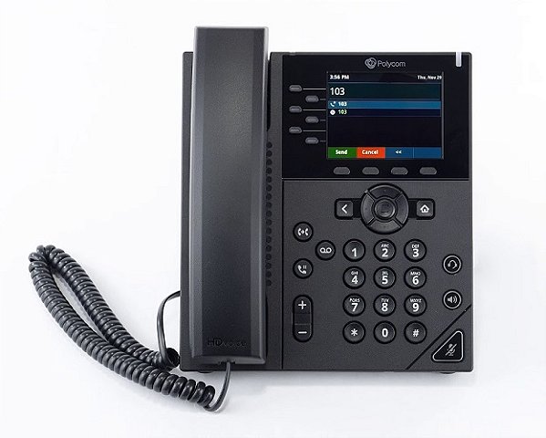 Polycom Telefone Ip Vvx 350 6 Linhas Empresarial