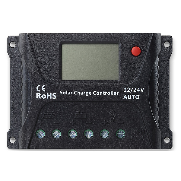 Solar Pwm 10A Controlador 12V/24V Sr-Hp2410