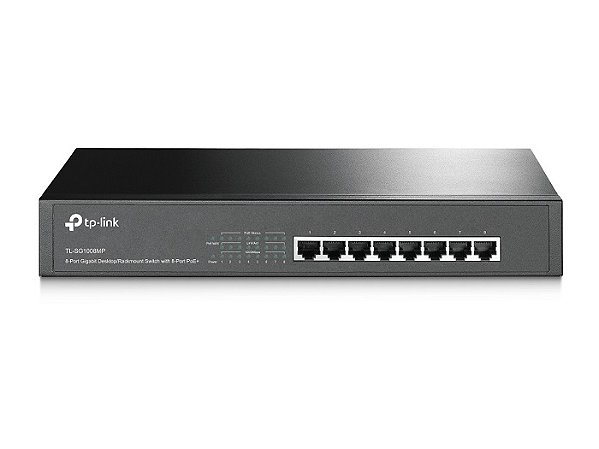 Tp-Link Hub Switch 08P Tl-Sg1008Mp 10/100/1000 Poe+Rackmount