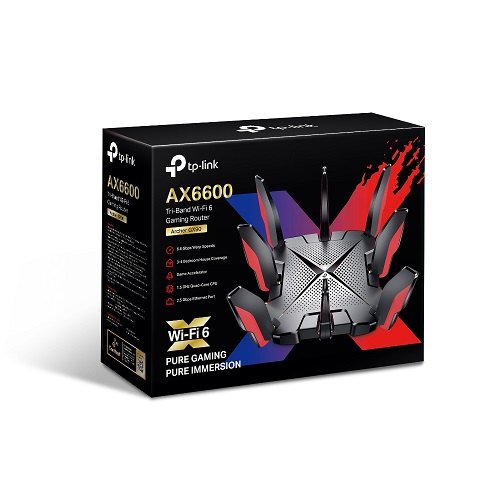Tp-Link Wifi 6 Archer Gx90(Us) Router Ax6600 Tri-Band Gaming