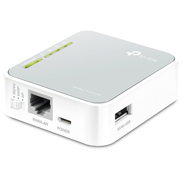 Tp-Link Wifi Router Tl-Mr3020 3G/4G Portatil 300Mbps