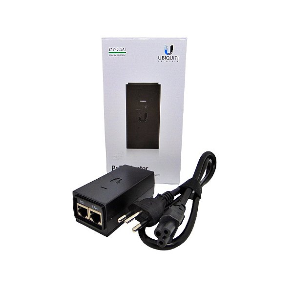 Ui. Poe-24-12W-Br Poe Injector  24Vdc 12W 0.5Amp Fonte