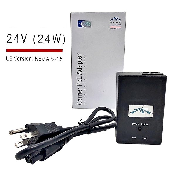 Ui. Poe-24-24W Poe Injector 24Vdc 24W 1Amp Fonte