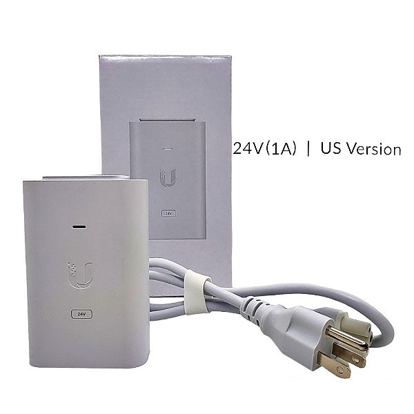 Ui. Poe-24-24W-Wh Poe Injector 24Vdc 24W 1Amp Fonte