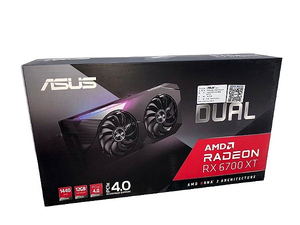 Vga 12Gb Rx 6700 Xt Dual Radeon 2581Mhz Asus Gddr6