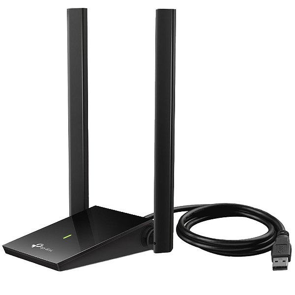Adaptador USB TP-Link Archer T4U Plus AC1300 Dual Band 2 Antenas MU-MIMO - Preto