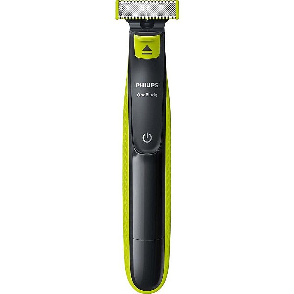Barbeador Elétrico Philips OneBlade QP2724/10 - Preto/Verde Limão
