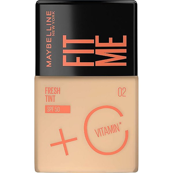 Base Líquida Maybelline Fit Me Fresh Tint SPF 50 02 - 30mL