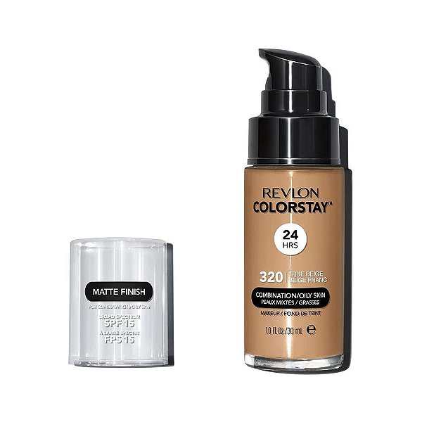 Base Liquida Revlon ColorStay Matte Finish FPS15 True Beige 320 - 30mL