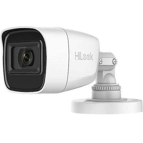 Câmera de Vigilância Hilook Mini Bullet THC-B120-PS 2.8mm 1080p - Branco/Preto