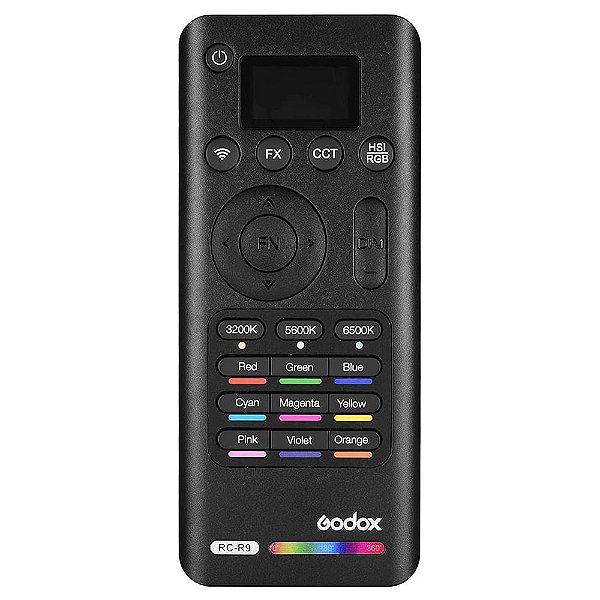 Controle Remoto Godox RC-R9 para LED - Preto