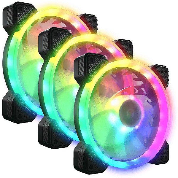 Cooler Cougar Vortex VX120 ARGB 120 mm - 3 unidades
