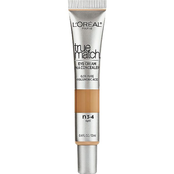 Creme de Olhos L'Oréal Paris True Match in a Concealer Light N3-4 - 12mL