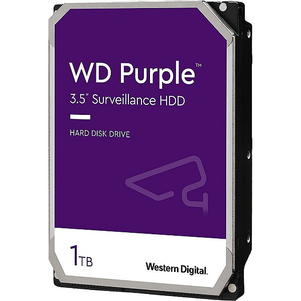 Disco Rígido de Vigilância Western Digital WD Purple 1 TB (WD11PURZ)