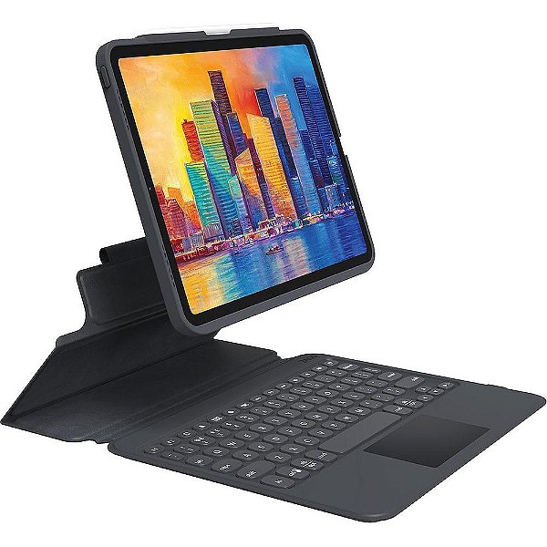 Estojo Desmontável com Teclado Inalámbrico Zagg Pro Keys para iPad Pro de 12.9" (5ª, 4ª, 3ª Geração) - Preto