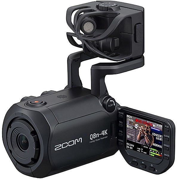 Filmadora Zoom Q8n-4K 4K - Preto