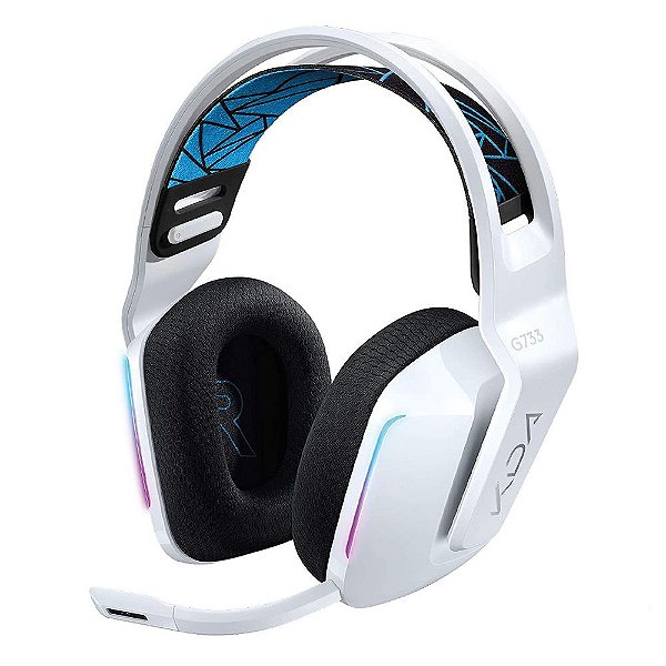 Fone de Ouvido Gamer Logitech G733 Lightspeed Sem Fio RGB