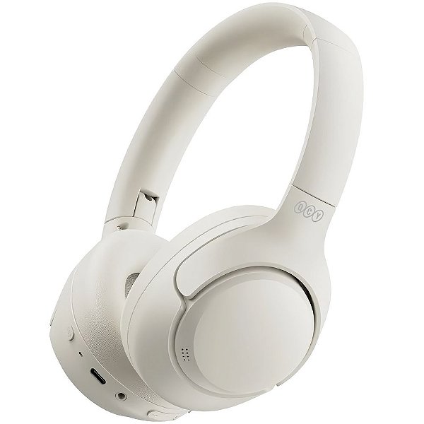 Fone de ouvido QCY H3 ANC Bluetooth - Branco