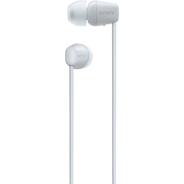 Fone de ouvido Sony In-Ear WI-C100 Bluetooth - Branco