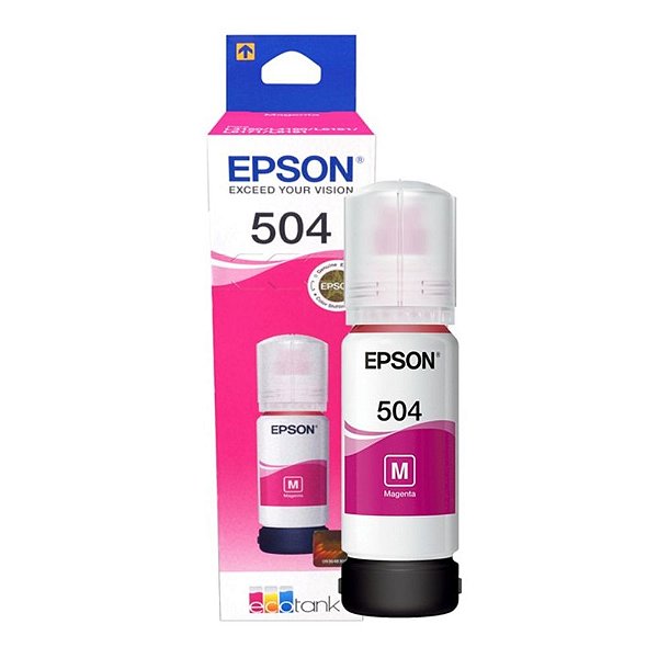 Frasco de Tinta Epson T504320-AL 70 ml - Magenta
