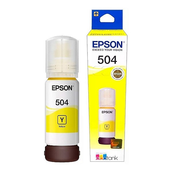 Frasco de Tinta Epson T504420-AL 70 ml - Amarelo