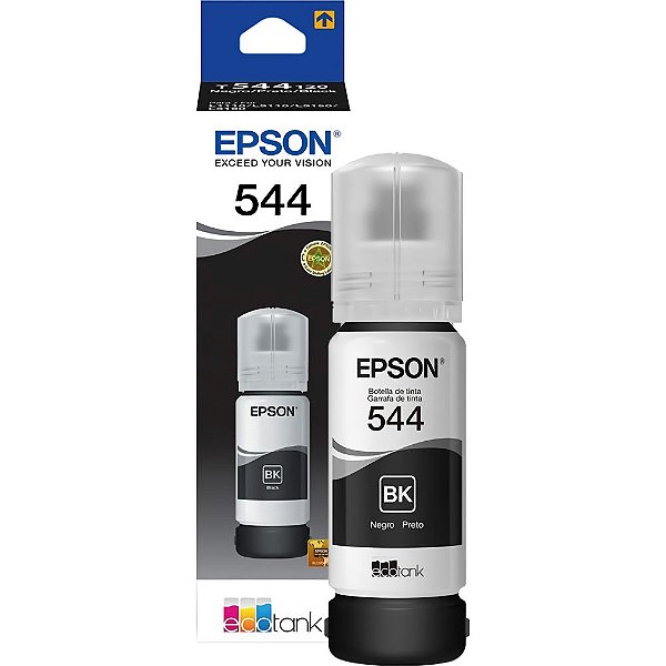 Frasco de Tinta Epson T544 - Preto 65mL