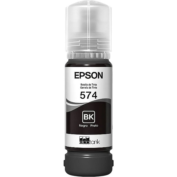 Garrafa de Tinta Epson T574120 - Preto 70mL