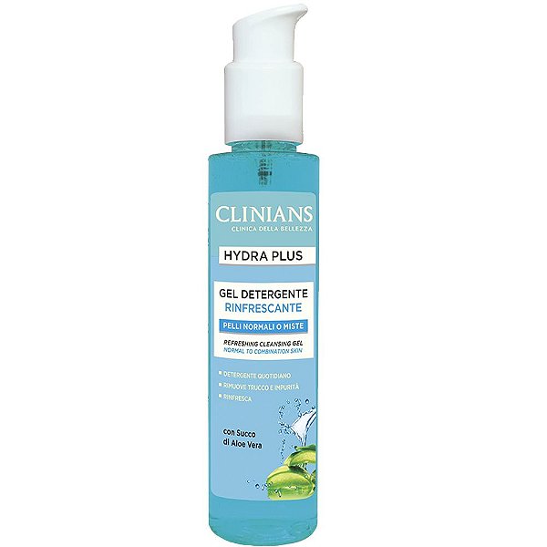 Gel de Limpeza Facial Clinians Hydra Plus Refrescante - 150mL