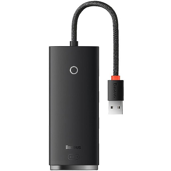 Hub Baseus Lite Series BS-OH012 4 em 1 USB-A - Preto (WKQX030001)