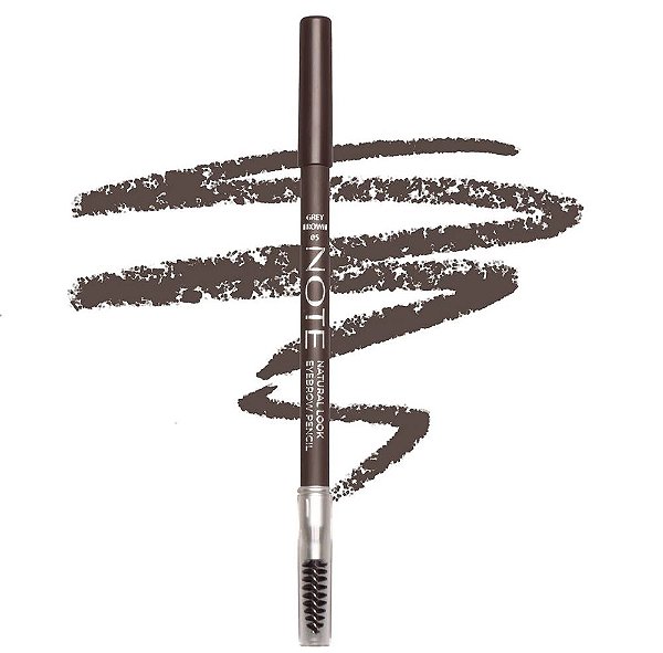 Lápis de Sobrancelha Note Natural Look Eyebrow 05 Grey Brown