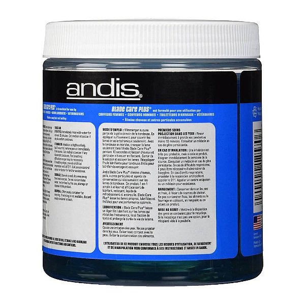 Limpador de Lâminas Andis 12570 Blade Care Plus - 437mL