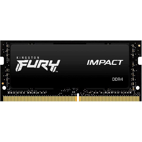 Memória RAM DDR4 SO-DIMM Kingston Fury Impact 3200 MHz 32 GB KF432S20IB/32 - Preto