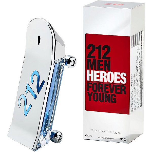 Perfume Carolina Herrera 212 Heroes EDT - Masculino 90mL