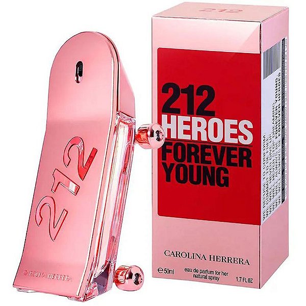 Perfume Carolina Herrera 212 Heroes Forever Young EDP - Feminino 50mL