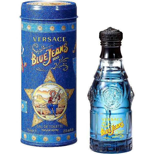 Perfume Versace Blue Jeans EDT - Masculino 75mL