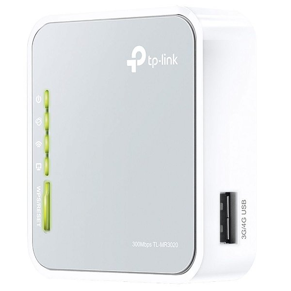 Roteador Sem fio TP-Link TL-MR3020 Portátil 3G/4G 10/100 Mbps