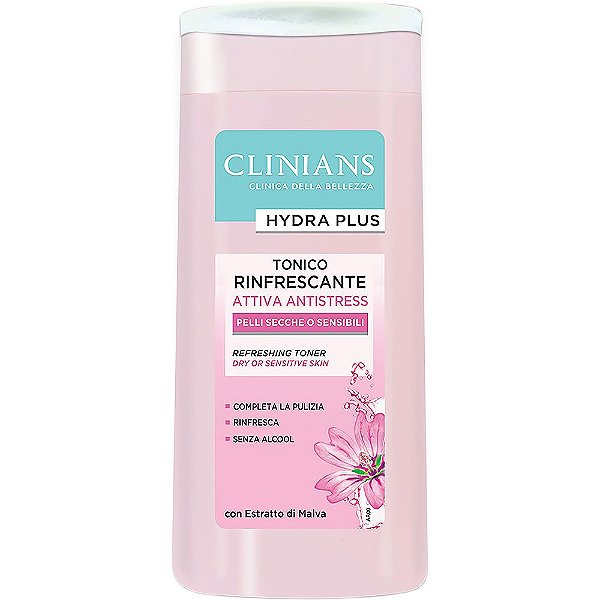 Tônico Facial Clinians Hydra Plus Rinfrescante Attiva Antistress - 200mL