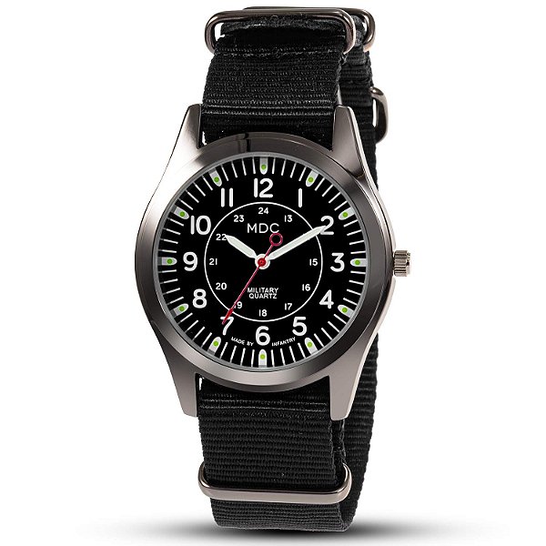 Relógio Masculino Infantry US2-MD-020-BLK-N-03