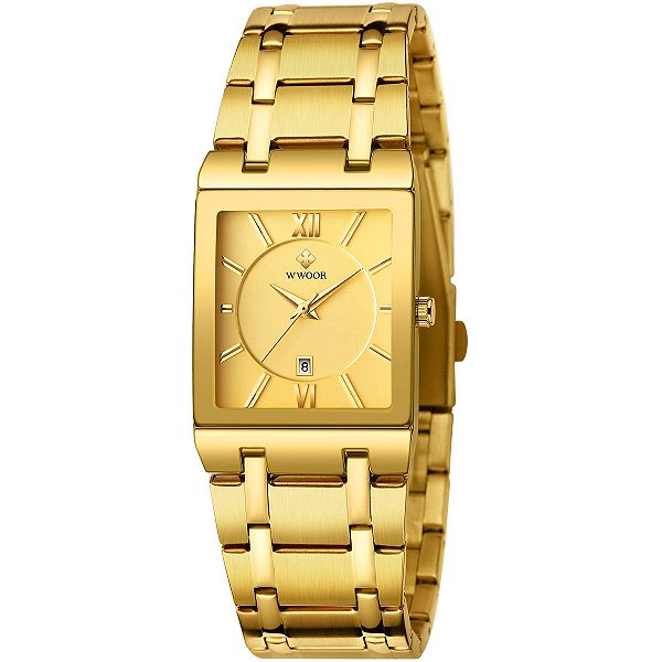 Relógio Masculino WWOOR 8858-A1-Gold
